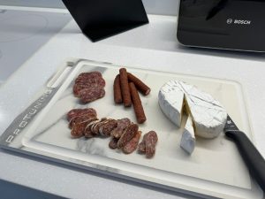 Authentic ProTuning® Chopping / Cutting board 25x40cm. Artificial stone with marble pattern