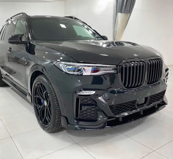 Carbon Look Aero Body Kit Black Knight Design For BMW X7 G07 M-Sport - Image 13