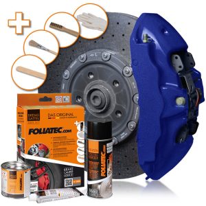 Foliatec brake caliper Heat resistant paint, color: Performance Blue