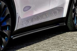Performance Side skirts addons / Blades / diffusers / sill covers For Tesla Model Y + Performance 2020+