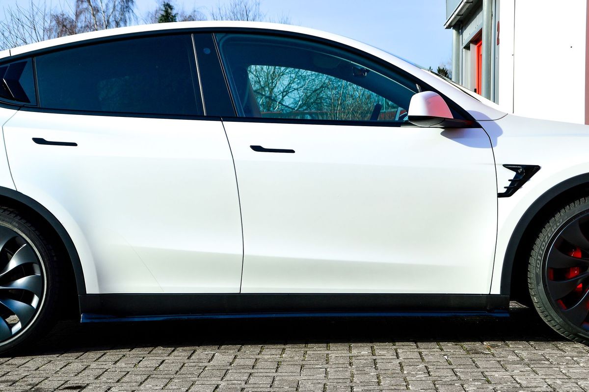 Performance Side skirts addons / Blades / diffusers / sill covers For Tesla Model Y + Performance 2020+ - Image 2